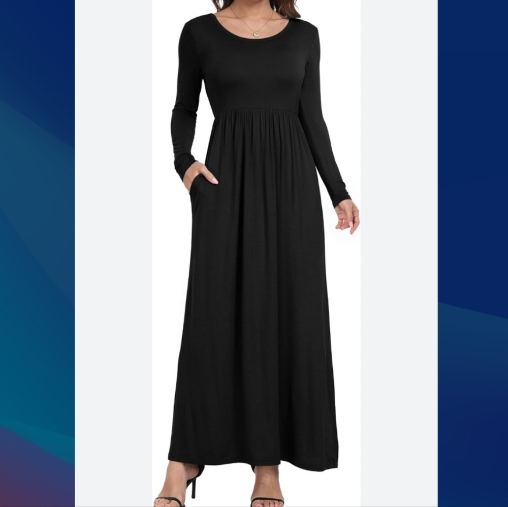 Beeson River (Size S) Black Stretch Basic Slip Po… - image 1